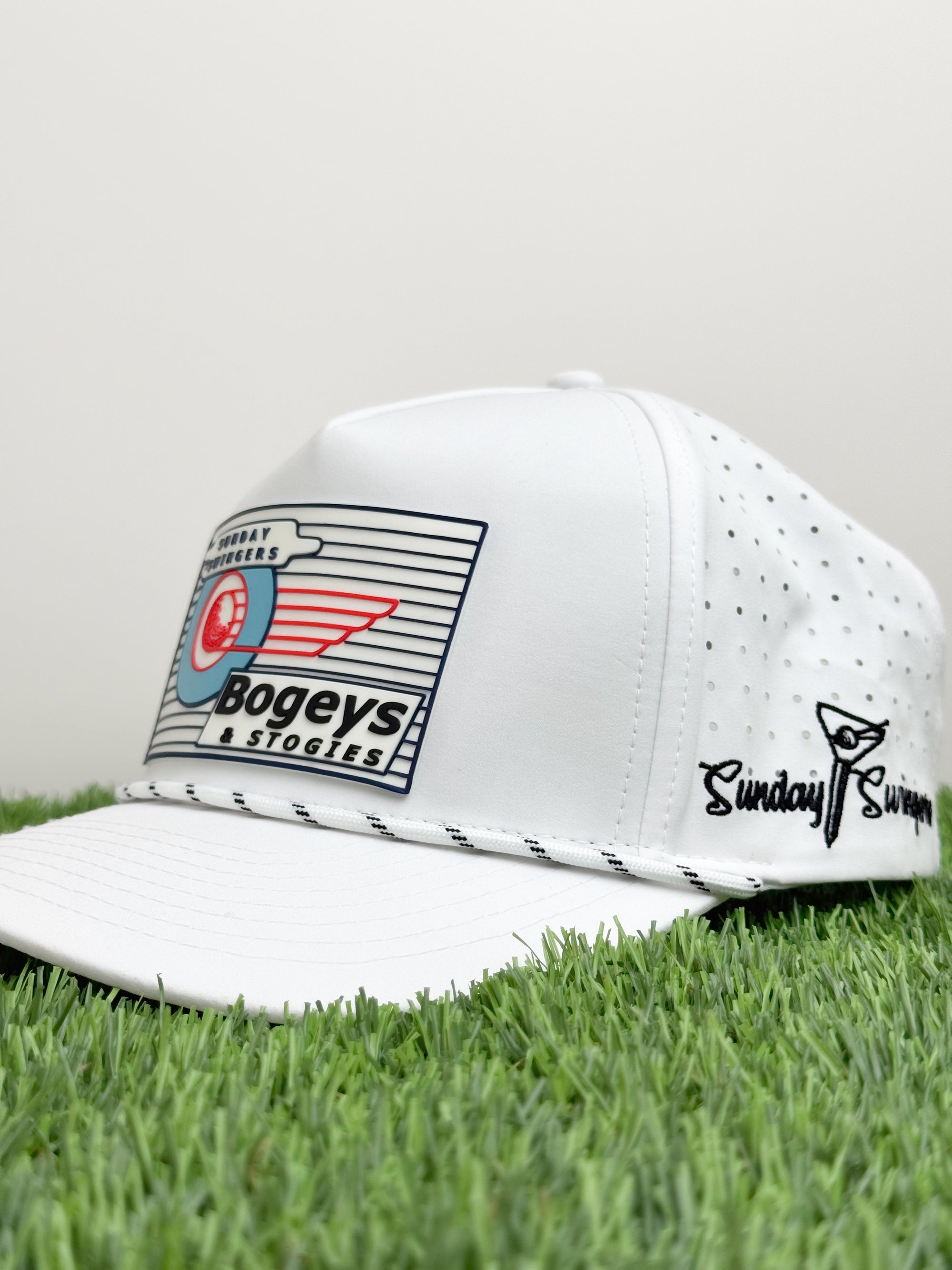 Sunday Swingers Golf Hat bogeys and stogies