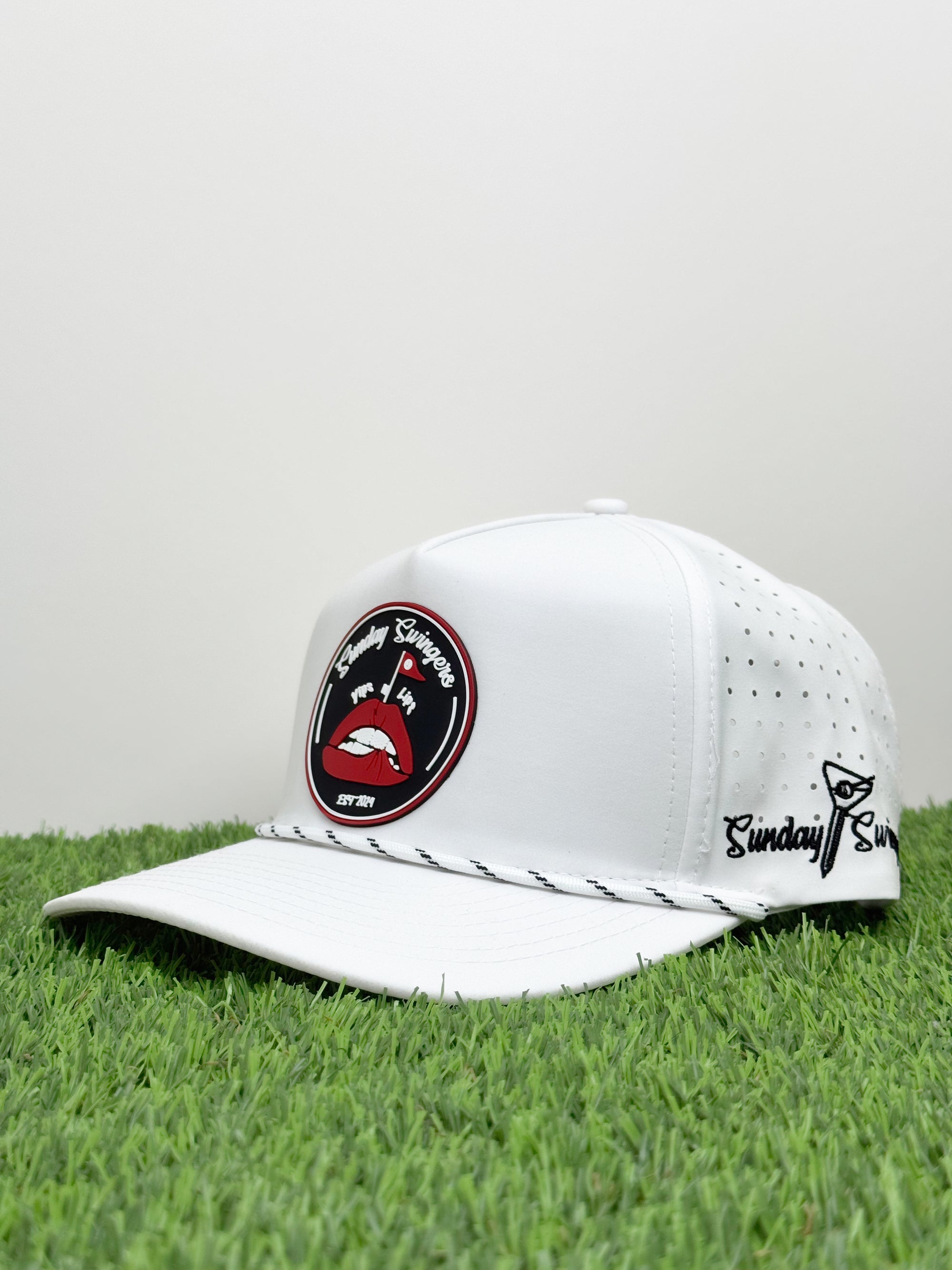 Sunday Swingers Golf Hat yips and lips