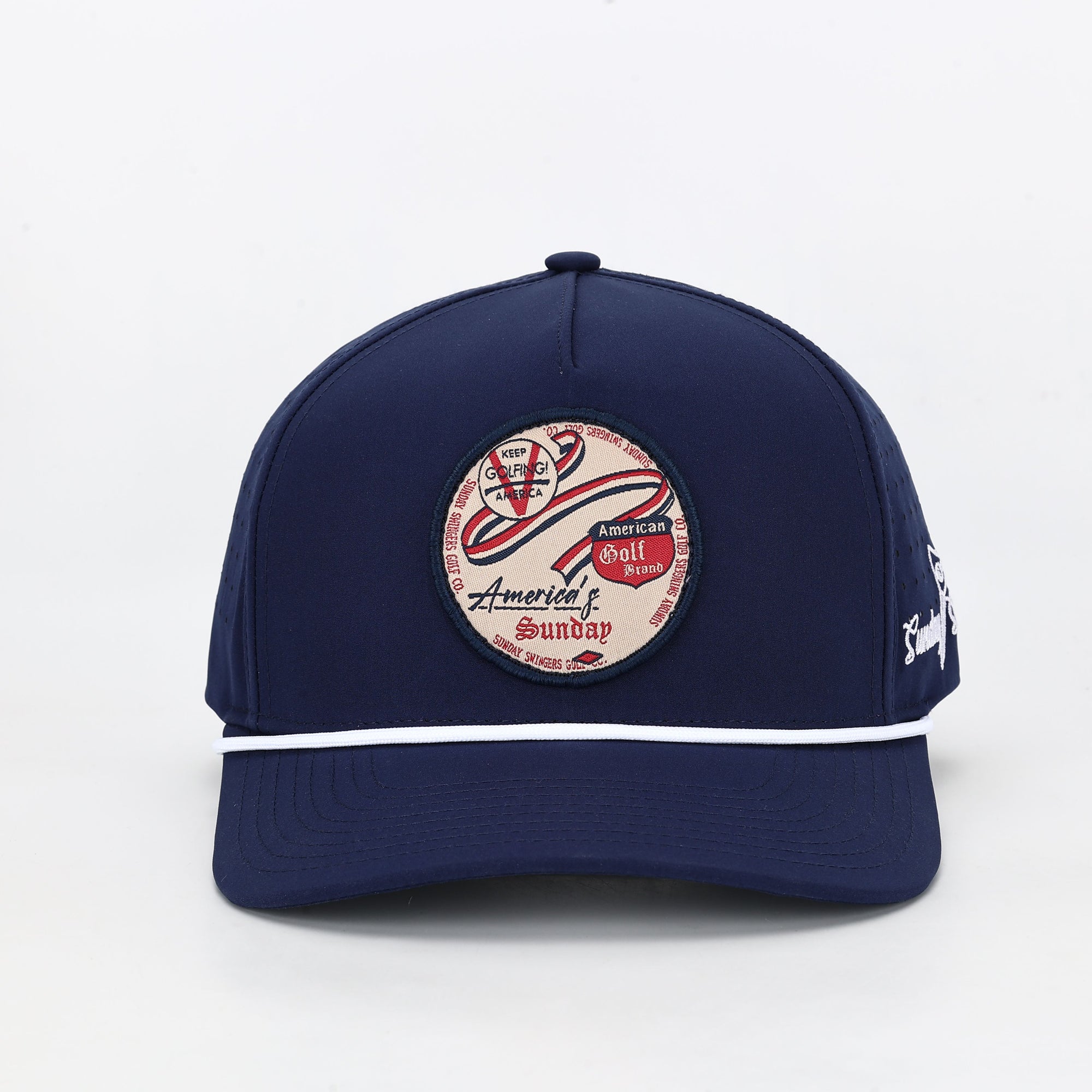 
Sunday Swingers Golf logo hat
Sunday Swingers Golf towel for golfers